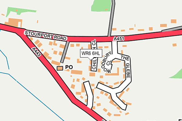 WR6 6HL map - OS OpenMap – Local (Ordnance Survey) WR6 6HL map - OS OpenMap – Local (Ordnance Survey)