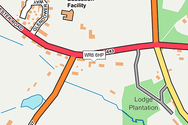 WR6 6HP map - OS OpenMap – Local (Ordnance Survey) WR6 6HP map - OS OpenMap – Local (Ordnance Survey)