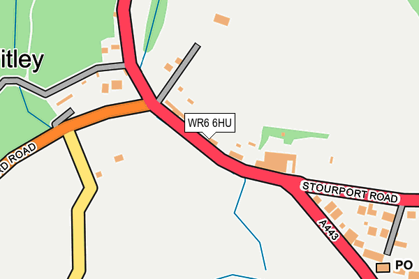 WR6 6HU map - OS OpenMap – Local (Ordnance Survey) WR6 6HU map - OS OpenMap – Local (Ordnance Survey)