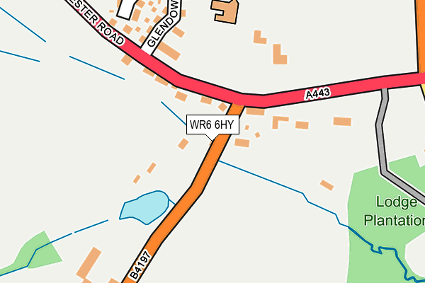 WR6 6HY map - OS OpenMap – Local (Ordnance Survey) WR6 6HY map - OS OpenMap – Local (Ordnance Survey)
