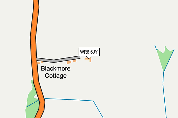 WR6 6JY map - OS OpenMap – Local (Ordnance Survey) WR6 6JY map - OS OpenMap – Local (Ordnance Survey)