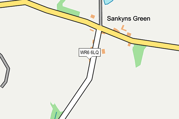 WR6 6LQ map - OS OpenMap – Local (Ordnance Survey)