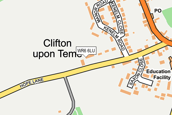 WR6 6LU map - OS OpenMap – Local (Ordnance Survey) WR6 6LU map - OS OpenMap – Local (Ordnance Survey)