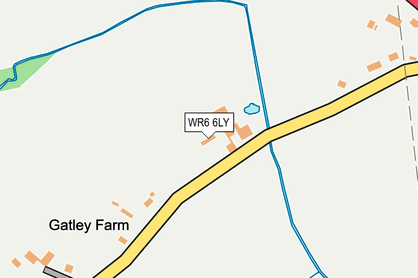 WR6 6LY map - OS OpenMap – Local (Ordnance Survey)