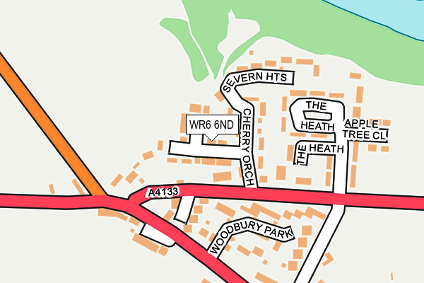 WR6 6ND map - OS OpenMap – Local (Ordnance Survey) WR6 6ND map - OS OpenMap – Local (Ordnance Survey)
