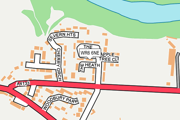 WR6 6NE map - OS OpenMap – Local (Ordnance Survey) WR6 6NE map - OS OpenMap – Local (Ordnance Survey)