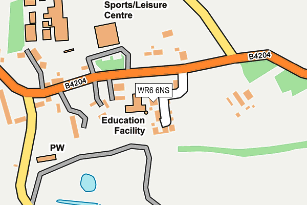WR6 6NS map - OS OpenMap – Local (Ordnance Survey)