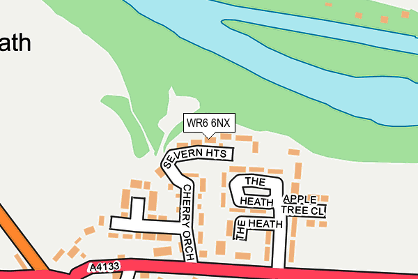 WR6 6NX map - OS OpenMap – Local (Ordnance Survey) WR6 6NX map - OS OpenMap – Local (Ordnance Survey)