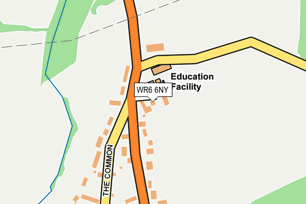 WR6 6NY map - OS OpenMap – Local (Ordnance Survey) WR6 6NY map - OS OpenMap – Local (Ordnance Survey)