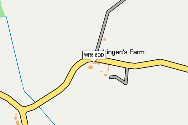 WR6 6QD map - OS OpenMap – Local (Ordnance Survey) WR6 6QD map - OS OpenMap – Local (Ordnance Survey)