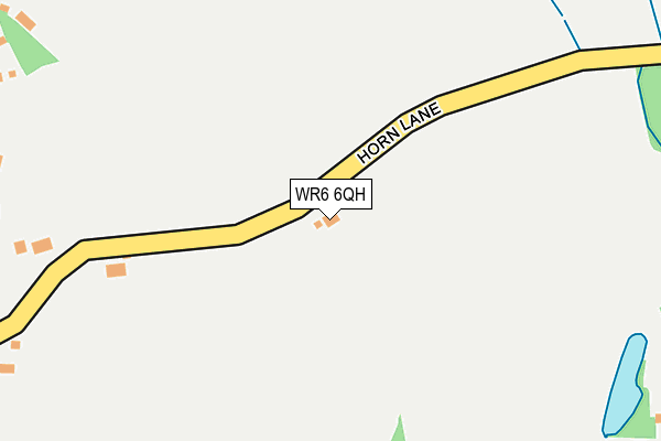 WR6 6QH map - OS OpenMap – Local (Ordnance Survey)