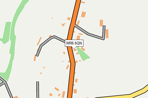 WR6 6QN map - OS OpenMap – Local (Ordnance Survey) WR6 6QN map - OS OpenMap – Local (Ordnance Survey)