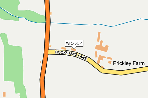 WR6 6QP map - OS OpenMap – Local (Ordnance Survey) WR6 6QP map - OS OpenMap – Local (Ordnance Survey)