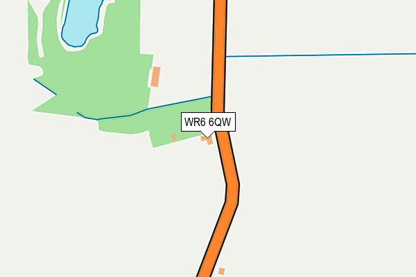 WR6 6QW map - OS OpenMap – Local (Ordnance Survey) WR6 6QW map - OS OpenMap – Local (Ordnance Survey)