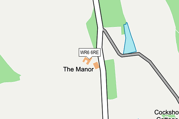 WR6 6RE map - OS OpenMap – Local (Ordnance Survey) WR6 6RE map - OS OpenMap – Local (Ordnance Survey)