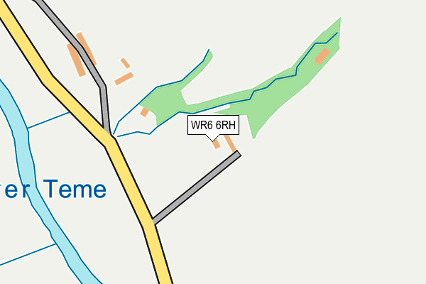 WR6 6RH map - OS OpenMap – Local (Ordnance Survey) WR6 6RH map - OS OpenMap – Local (Ordnance Survey)