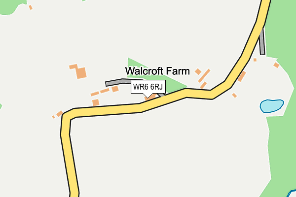 WR6 6RJ map - OS OpenMap – Local (Ordnance Survey) WR6 6RJ map - OS OpenMap – Local (Ordnance Survey)