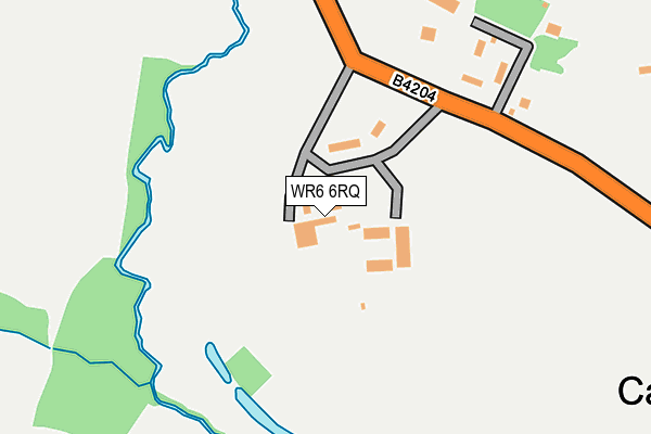 WR6 6RQ map - OS OpenMap – Local (Ordnance Survey) WR6 6RQ map - OS OpenMap – Local (Ordnance Survey)