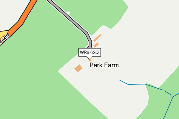 WR6 6SQ map - OS OpenMap – Local (Ordnance Survey) WR6 6SQ map - OS OpenMap – Local (Ordnance Survey)