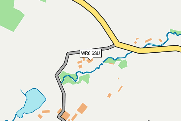 WR6 6SU map - OS OpenMap – Local (Ordnance Survey) WR6 6SU map - OS OpenMap – Local (Ordnance Survey)