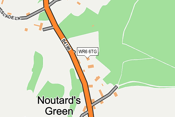 WR6 6TG map - OS OpenMap – Local (Ordnance Survey) WR6 6TG map - OS OpenMap – Local (Ordnance Survey)