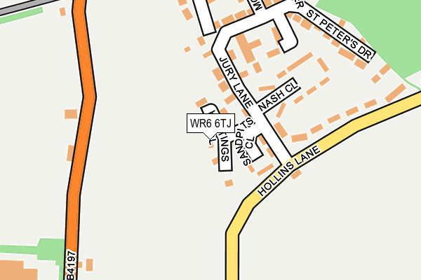 WR6 6TJ map - OS OpenMap – Local (Ordnance Survey) WR6 6TJ map - OS OpenMap – Local (Ordnance Survey)