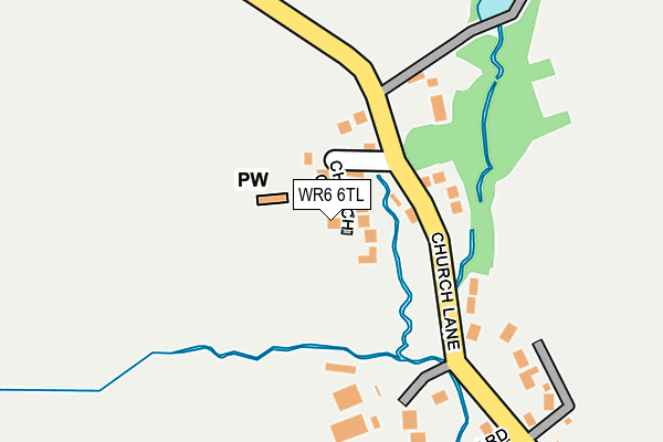 WR6 6TL map - OS OpenMap – Local (Ordnance Survey) WR6 6TL map - OS OpenMap – Local (Ordnance Survey)