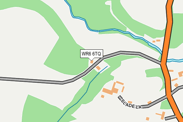 WR6 6TQ map - OS OpenMap – Local (Ordnance Survey)