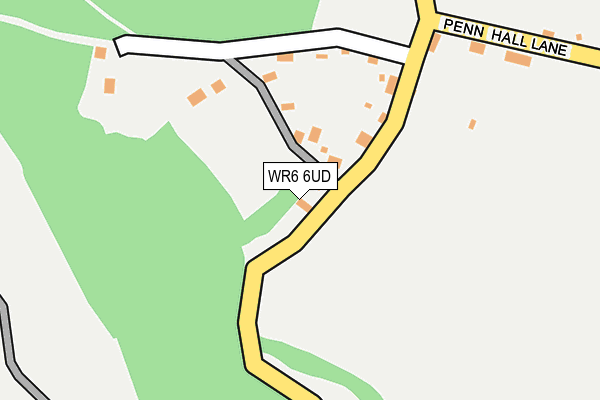 WR6 6UD map - OS OpenMap – Local (Ordnance Survey)