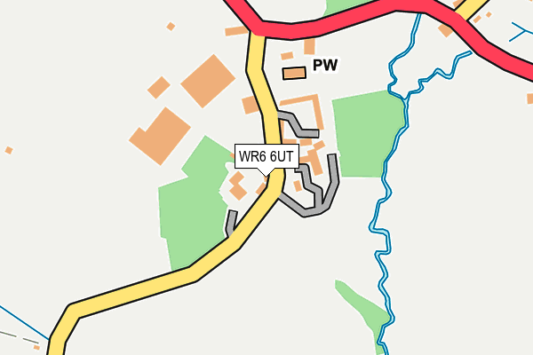 WR6 6UT map - OS OpenMap – Local (Ordnance Survey) WR6 6UT map - OS OpenMap – Local (Ordnance Survey)