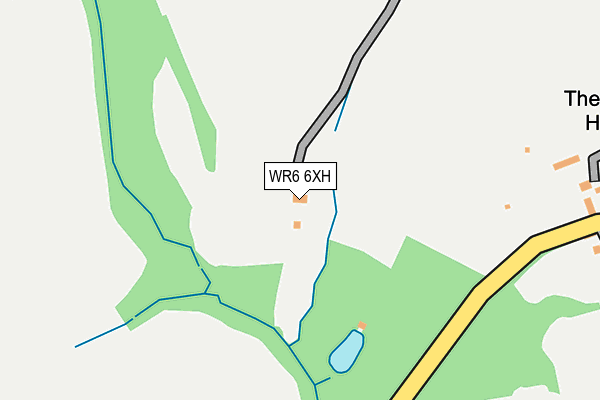 WR6 6XH map - OS OpenMap – Local (Ordnance Survey) WR6 6XH map - OS OpenMap – Local (Ordnance Survey)