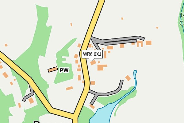 WR6 6XJ map - OS OpenMap – Local (Ordnance Survey) WR6 6XJ map - OS OpenMap – Local (Ordnance Survey)