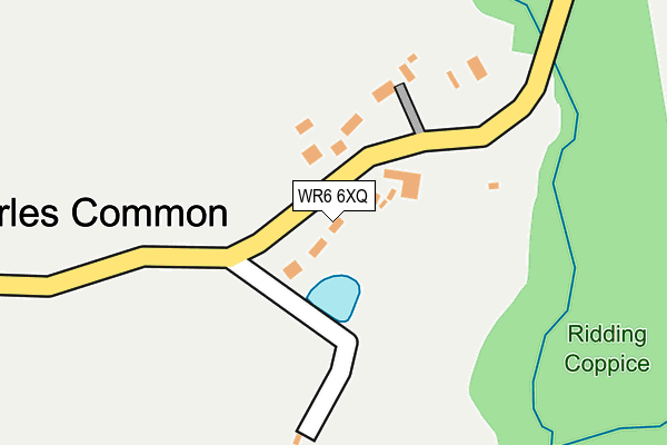 WR6 6XQ map - OS OpenMap – Local (Ordnance Survey) WR6 6XQ map - OS OpenMap – Local (Ordnance Survey)