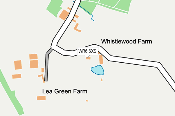 WR6 6XS map - OS OpenMap – Local (Ordnance Survey) WR6 6XS map - OS OpenMap – Local (Ordnance Survey)