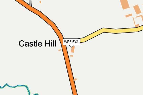 WR6 6YA map - OS OpenMap – Local (Ordnance Survey)