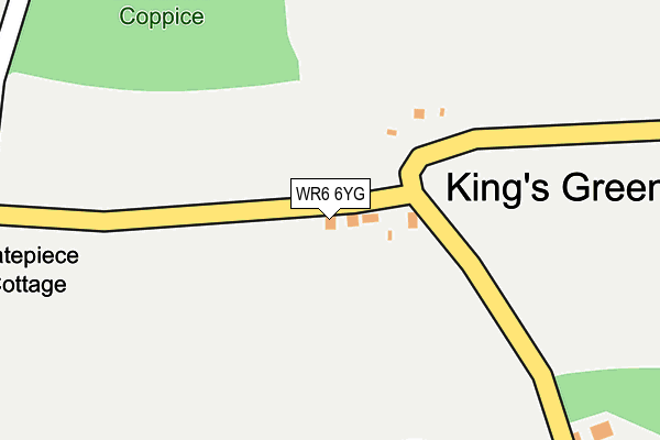 WR6 6YG map - OS OpenMap – Local (Ordnance Survey) WR6 6YG map - OS OpenMap – Local (Ordnance Survey)