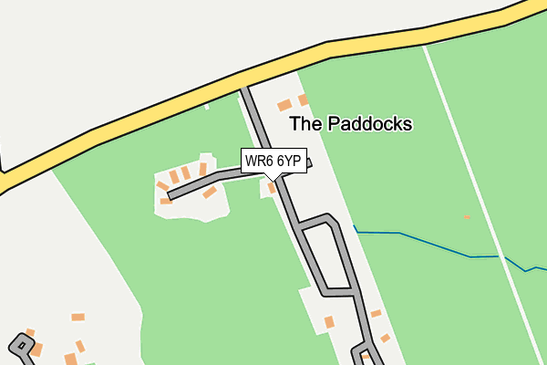 WR6 6YP map - OS OpenMap – Local (Ordnance Survey) WR6 6YP map - OS OpenMap – Local (Ordnance Survey)