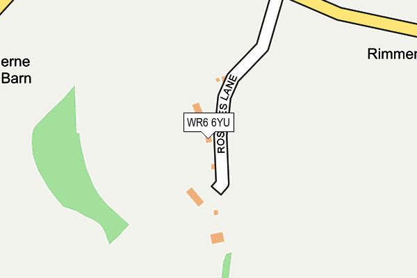 WR6 6YU map - OS OpenMap – Local (Ordnance Survey) WR6 6YU map - OS OpenMap – Local (Ordnance Survey)