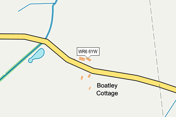 WR6 6YW map - OS OpenMap – Local (Ordnance Survey) WR6 6YW map - OS OpenMap – Local (Ordnance Survey)
