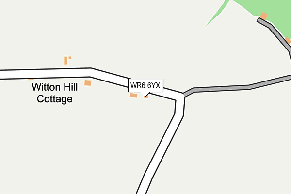 WR6 6YX map - OS OpenMap – Local (Ordnance Survey)