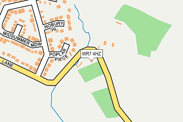 WR7 4HZ map - OS OpenMap – Local (Ordnance Survey) WR7 4HZ map - OS OpenMap – Local (Ordnance Survey)
