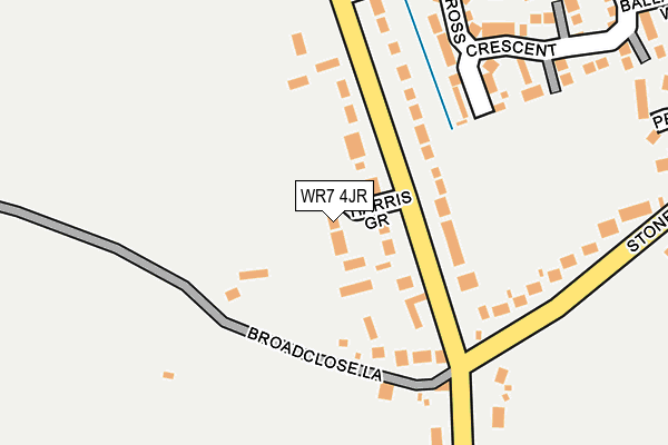WR7 4JR map - OS OpenMap – Local (Ordnance Survey) WR7 4JR map - OS OpenMap – Local (Ordnance Survey)