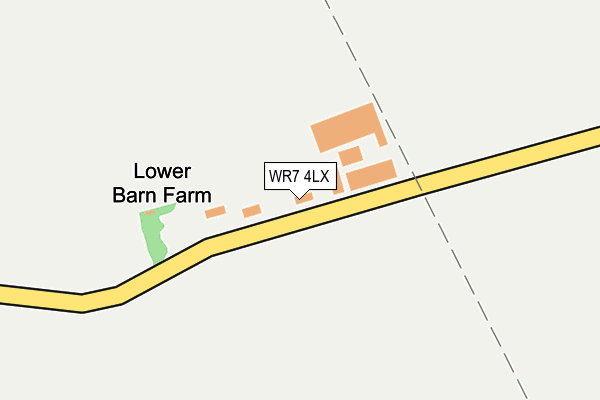 WR7 4LX map - OS OpenMap – Local (Ordnance Survey)