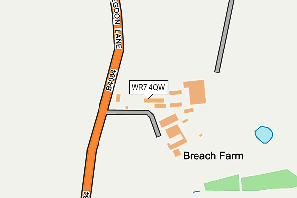 WR7 4QW map - OS OpenMap – Local (Ordnance Survey)