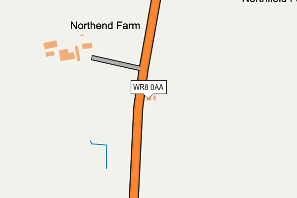 WR8 0AA map - OS OpenMap – Local (Ordnance Survey) WR8 0AA map - OS OpenMap – Local (Ordnance Survey)