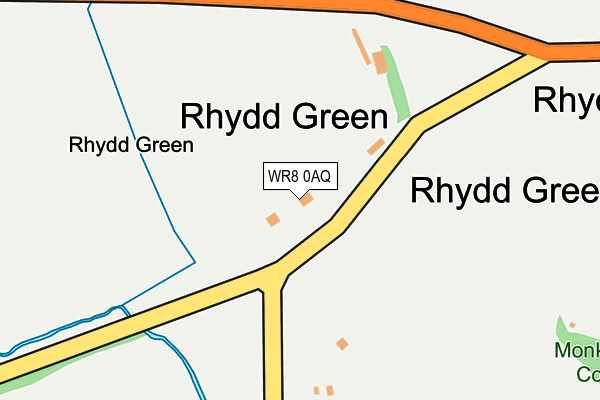 WR8 0AQ map - OS OpenMap – Local (Ordnance Survey) WR8 0AQ map - OS OpenMap – Local (Ordnance Survey)