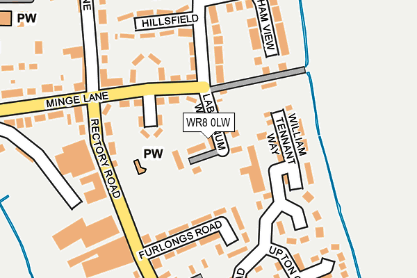 WR8 0LW map - OS OpenMap – Local (Ordnance Survey) WR8 0LW map - OS OpenMap – Local (Ordnance Survey)