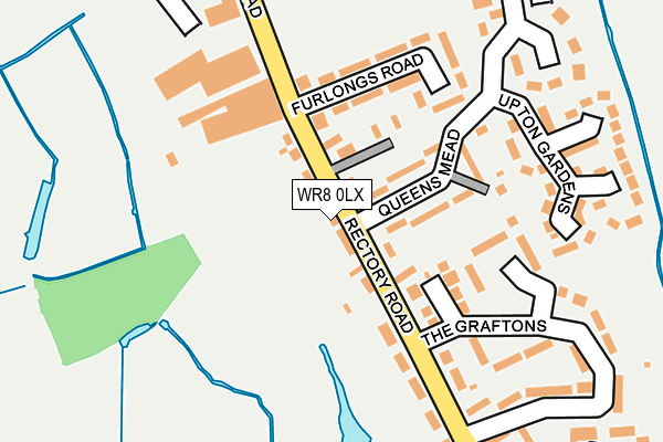 WR8 0LX map - OS OpenMap – Local (Ordnance Survey) WR8 0LX map - OS OpenMap – Local (Ordnance Survey)