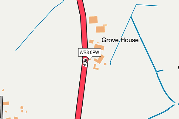 WR8 0PW map - OS OpenMap – Local (Ordnance Survey) WR8 0PW map - OS OpenMap – Local (Ordnance Survey)
