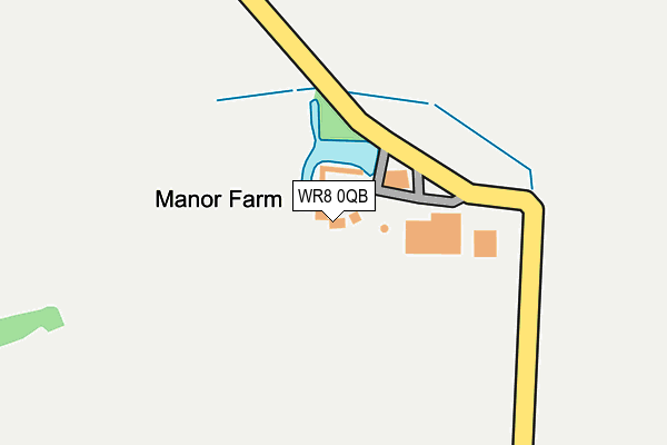 WR8 0QB map - OS OpenMap – Local (Ordnance Survey) WR8 0QB map - OS OpenMap – Local (Ordnance Survey)